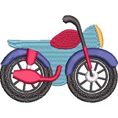 Matriz de matriz Matriz De Bordado Moto Cute 1