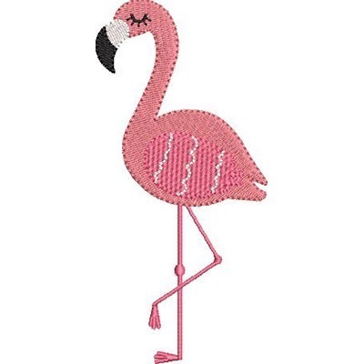 Matriz de matriz Matriz De Bordado Flamingo Cute 2
