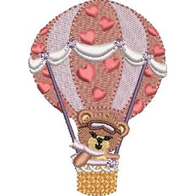 Matriz de matriz Matriz De Bordado Ursa No Balão 2