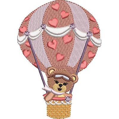 Matriz de matriz Matriz De Bordado Ursa No Balão 3
