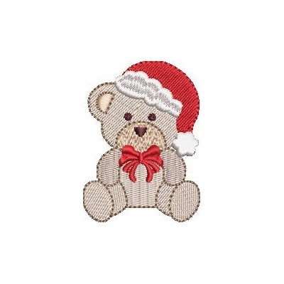 Matriz de matriz Matriz De Bordado Urso De Natal
