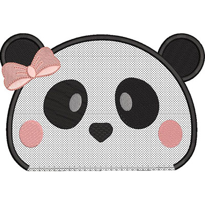 Matriz de matriz Matriz De Bordado Panda Aplicado 2
