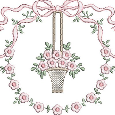 Matriz de matriz Matriz De Bordado Moldura Floral 77