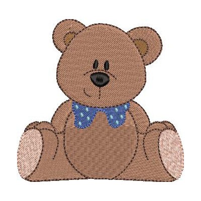 Matriz de matriz Matriz De Bordado Urso Sentado