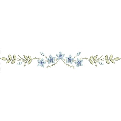 Matriz de matriz Matriz De Bordado Linha De Flores 2