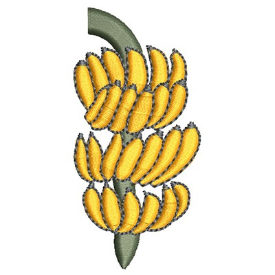 Matriz de matriz Matriz De Bordado Cacho De Banana
