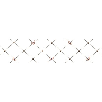 Matriz de matriz Matriz De Bordado Barrado Xadrez Poá E Borboletas 2