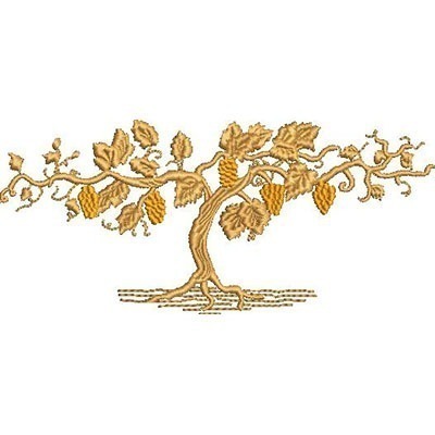 Matriz de matriz Matriz De Bordado Parreira De Uvas