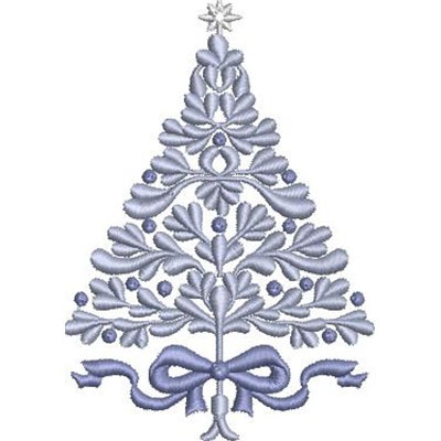 Matriz de matriz Matriz De Bordado árvore De Natal 7