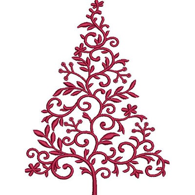 Matriz de matriz Matriz De Bordado árvore De Natal 4