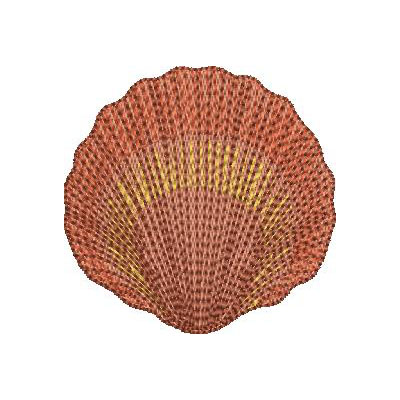 Matriz de matriz Matriz De Bordado Concha 7 Cm