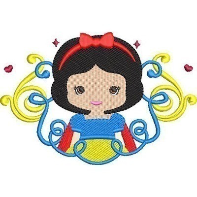 Matriz de matriz Matriz De Bordado Princesa Na Moldura 3