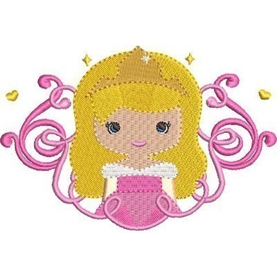 Matriz de matriz Matriz De Bordado Princesa Na Moldura 4