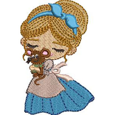 Matriz de matriz Matriz De Bordado Personagem Cute 19