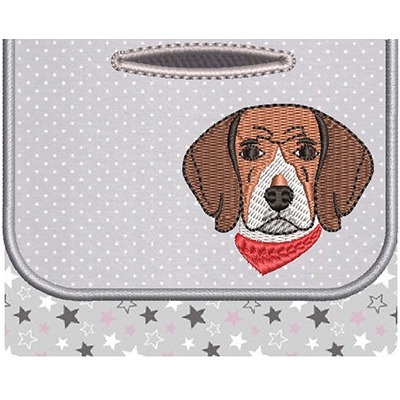 Matriz de matriz Matriz De Bordado Porta Saquinho Pet Beagle