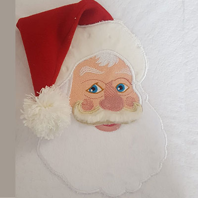 Matriz de matriz Matriz De Bordado Projeto Papai Noel Chapéu Solto