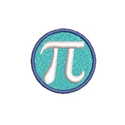 Matriz de matriz Matriz De Bordado Símbolo Do Pi 2