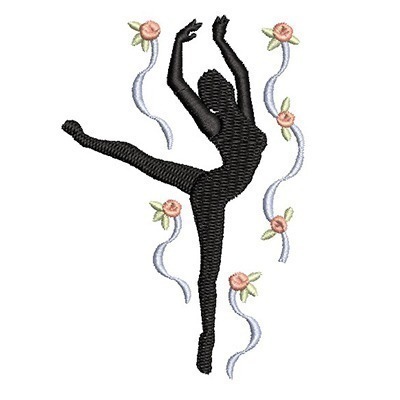 Matriz de matriz Matriz De Bordado Bailarina