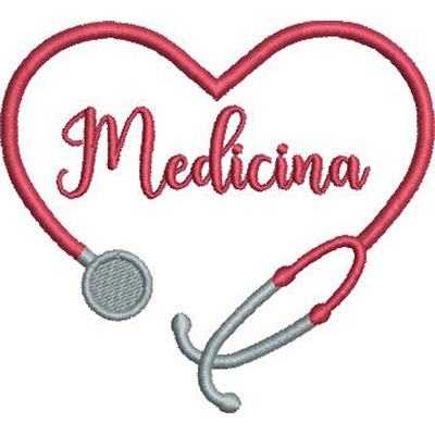Matriz de matriz Matriz De Bordado Estetoscópio Medicina