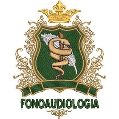Matriz de matriz Matriz De Bordado Escudo Fonoaudiologia