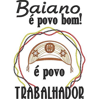 Matriz de matriz Matriz De Bordado Baiano é Povo Bom