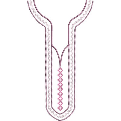Matriz de matriz Matriz De Bordado Gola Camisú Txai Povos Originários 4
