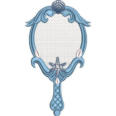 Matriz de matriz Matriz De Bordado Abebê De Iemanjá 14 Cm 2