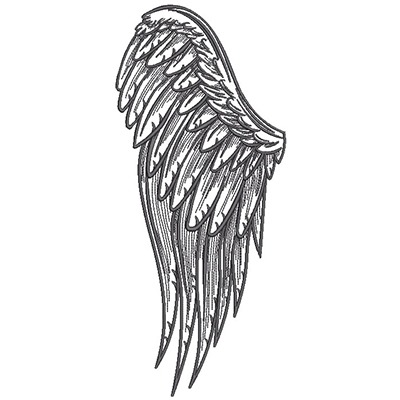 Matriz de matriz Matriz De Bordado Asa De Anjo 1