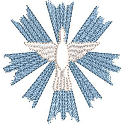 Matriz de matriz Matriz De Bordado Divino Espírito Santo 8 Cm
