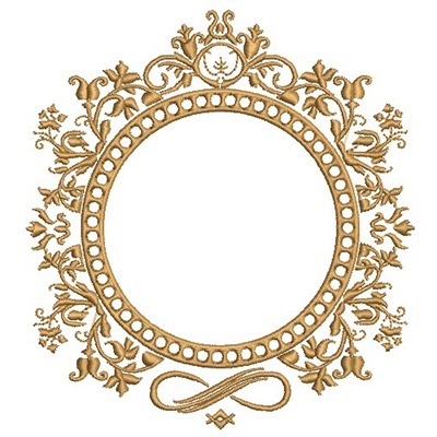 Matriz de matriz Matriz De Bordado Moldura Provençal Infinito 14