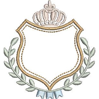Matriz de matriz Matriz De Bordado Escudo Infantil Masculino