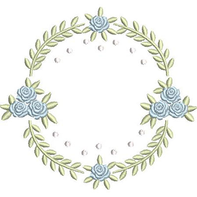 Matriz de matriz Matriz De Bordado Moldura Floral 82