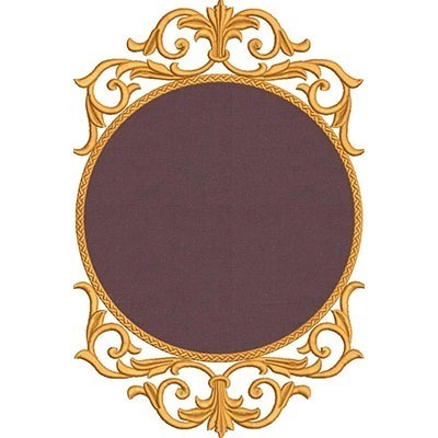 Matriz de matriz Matriz De Bordado Medalha Aplicada Grande 3