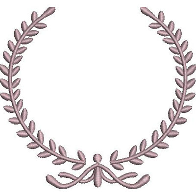Matriz de matriz Matriz De Bordado Moldura Ramos De Acácias 21