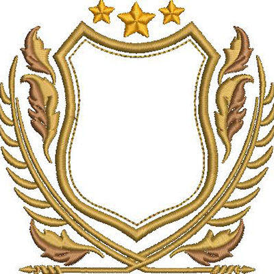Matriz de matriz Matriz De Bordado Escudo Para Personalizar