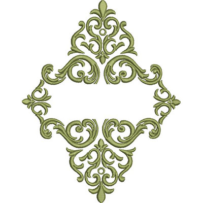 Matriz de matriz Matriz De Bordado Moldura Barroca 39