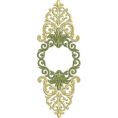 Matriz de matriz Matriz De Bordado Moldura Barroca 45