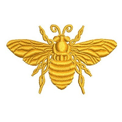 Matriz de matriz Matriz De Bordado Abelha Dourada