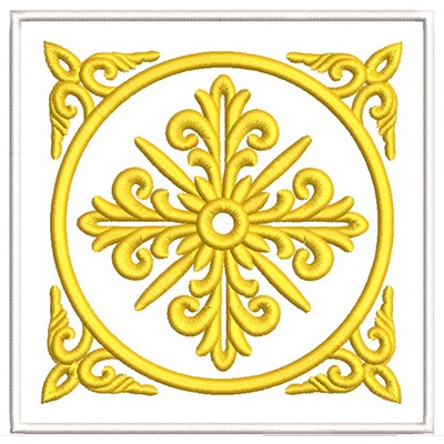 Matriz de matriz Matriz De Bordado Conjunto De Alfaias Cruz 174