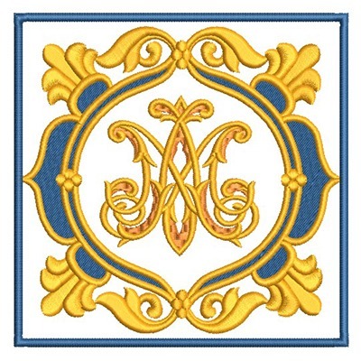 Matriz de matriz Matriz De Bordado Conjunto De Alfaias Mariana 192