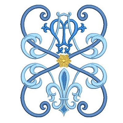 Matriz de matriz Matriz De Bordado Arabesco Mariano