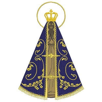 Matriz de matriz Matriz De Bordado Nossa Senhora Aparecida 30 Cm