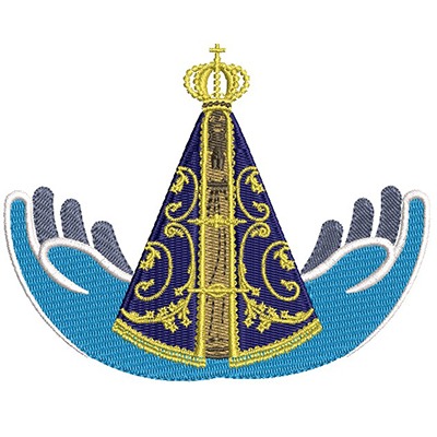 Matriz de matriz Matriz De Bordado Padroeira Ns Aparecida