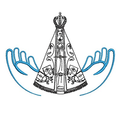 Matriz de matriz Matriz De Bordado Padroeira Ns Aparecida 2