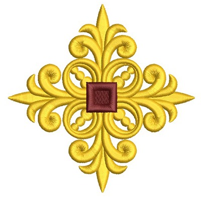 Matriz de matriz Matriz De Bordado Cruz Decorada 141