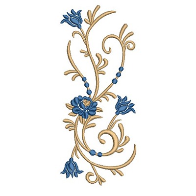 Matriz de matriz Matriz De Bordado Ramo Floral 19 Cm