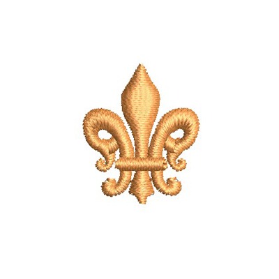 Matriz de matriz Matriz De Bordado Flor De Lis 10