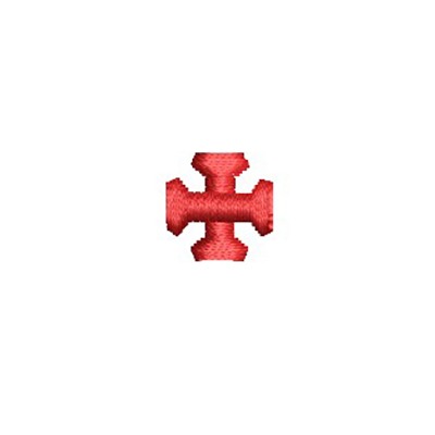 Matriz de matriz Matriz De Bordado Cruz De Malta 1 Cm