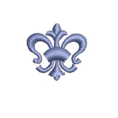 Matriz de matriz Matriz De Bordado Flor De Lis 13