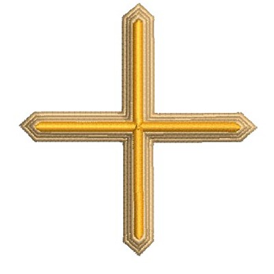 Matriz de matriz Matriz De Bordado Cruz Decorada 139